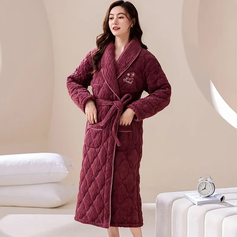 DanceBees Pajama Robe Women's Standard Color-1