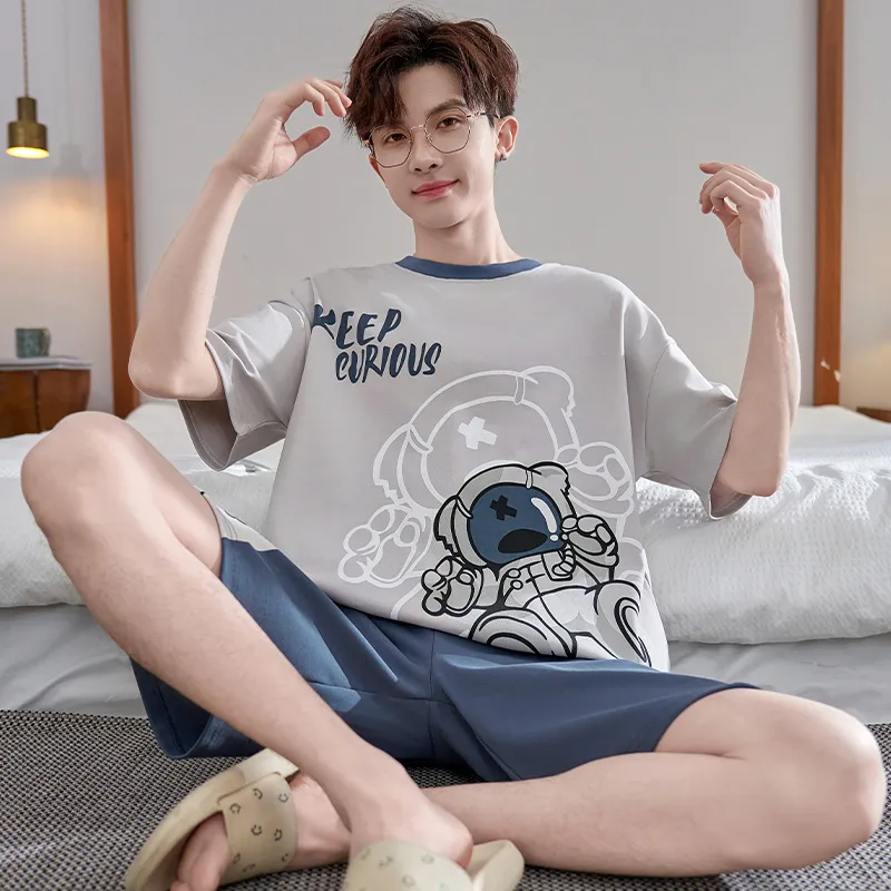 DanceBees Pajama Set Men's Image Color-2