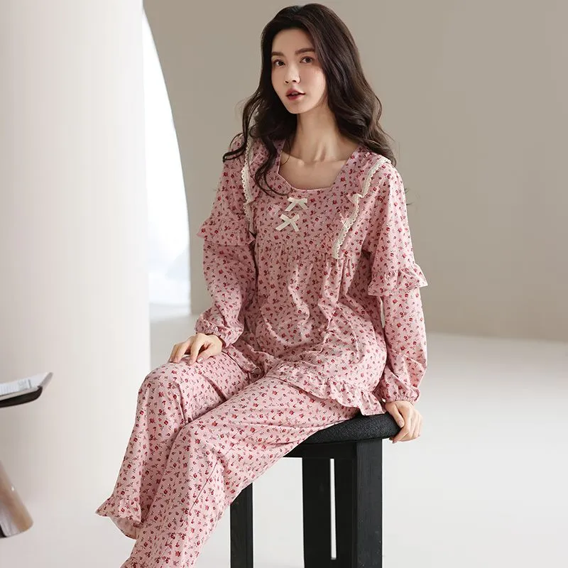 DanceBees Pajama Set Women's Pink-3