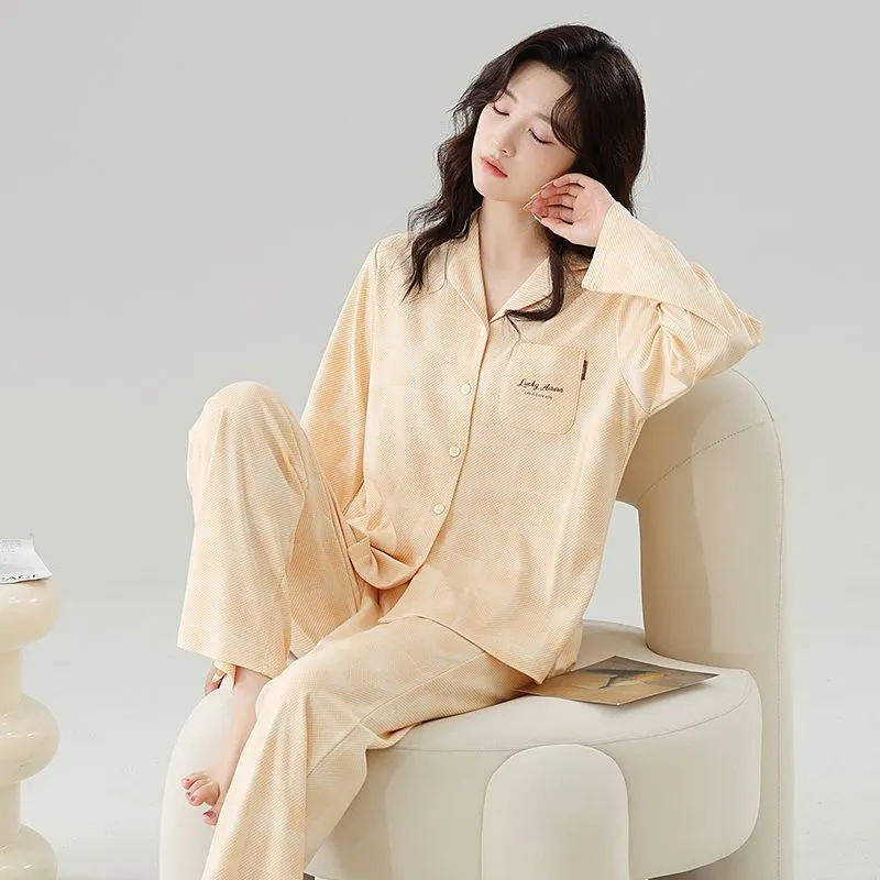 DanceBees Pajama Set Women's Apricot-2