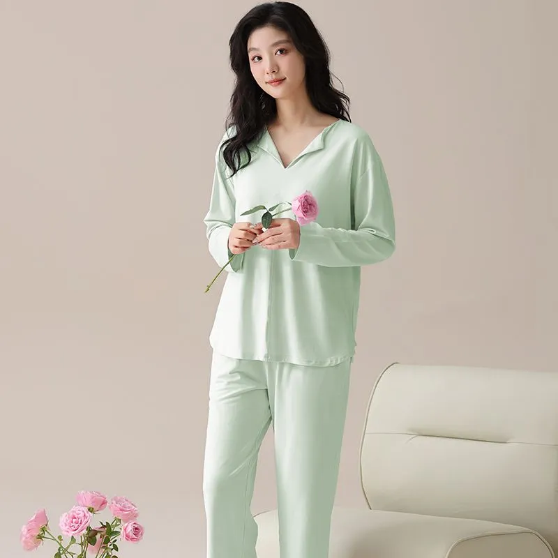 DanceBees Pajama Set Women's Green-3