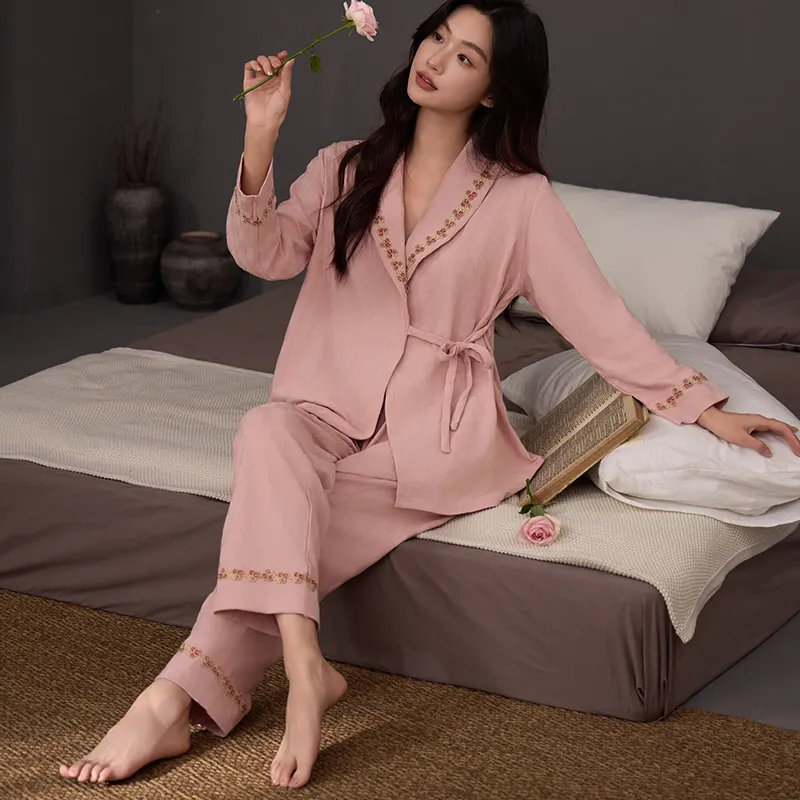 DanceBees Pajama Set Women's Pink-2