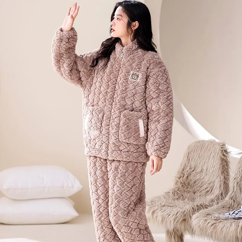 DanceBees Pajama Set Women's Standard Color-2