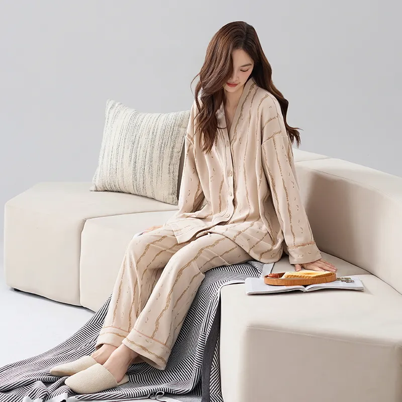 DanceBees Pajama Set Women's Standard Color-2