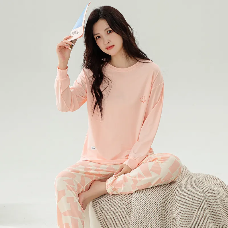 DanceBees Pajama Set Women's Pink-2