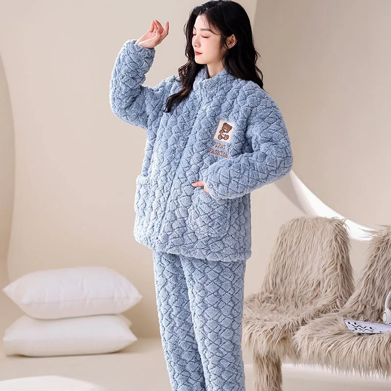 DanceBees Pajama Set Women's Standard Color-2