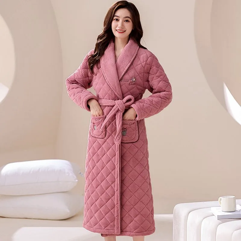 DanceBees Pajama Robe Women's Standard Color-1