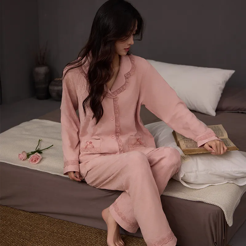 DanceBees Pajama Set Women's Pink-2