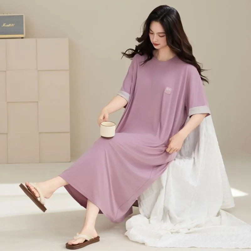 DanceBees Nightgown Women's Purple-1