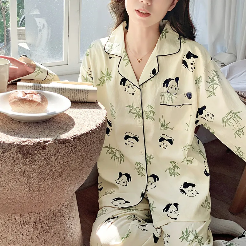 DanceBees Pajama Set Women's Apricot-3