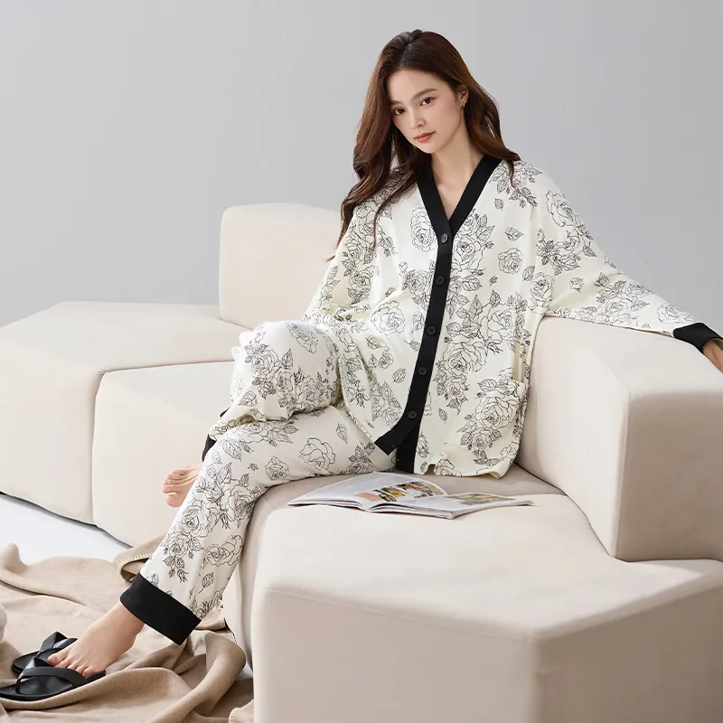 DanceBees Pajama Set Women's Standard Color-4