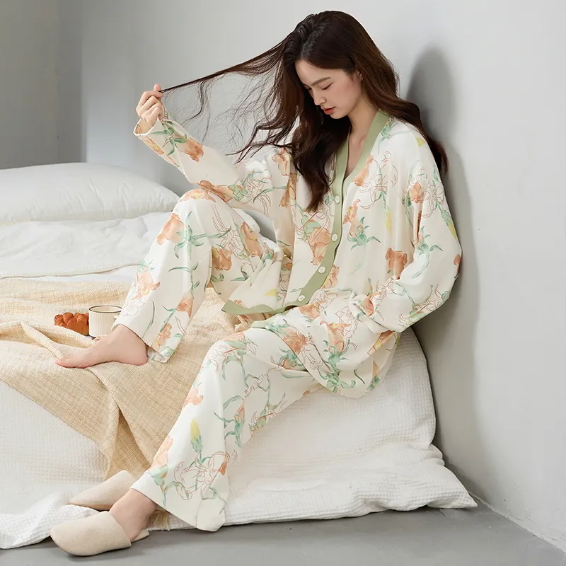DanceBees Pajama Set Women's Standard Color-4