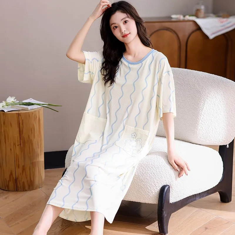DanceBees Nightgown Women's Standard Color-2