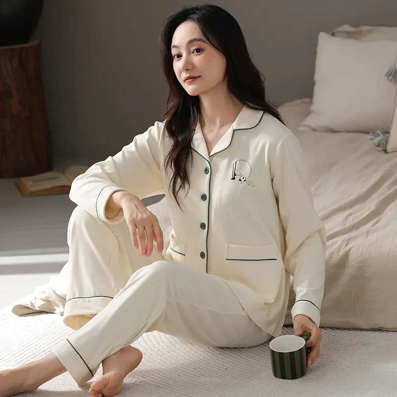 DanceBees Pajama Set Women's Apricot-5