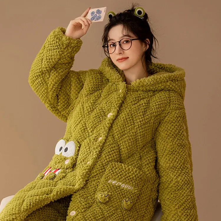 DanceBees Pajama Set Women's Green-3
