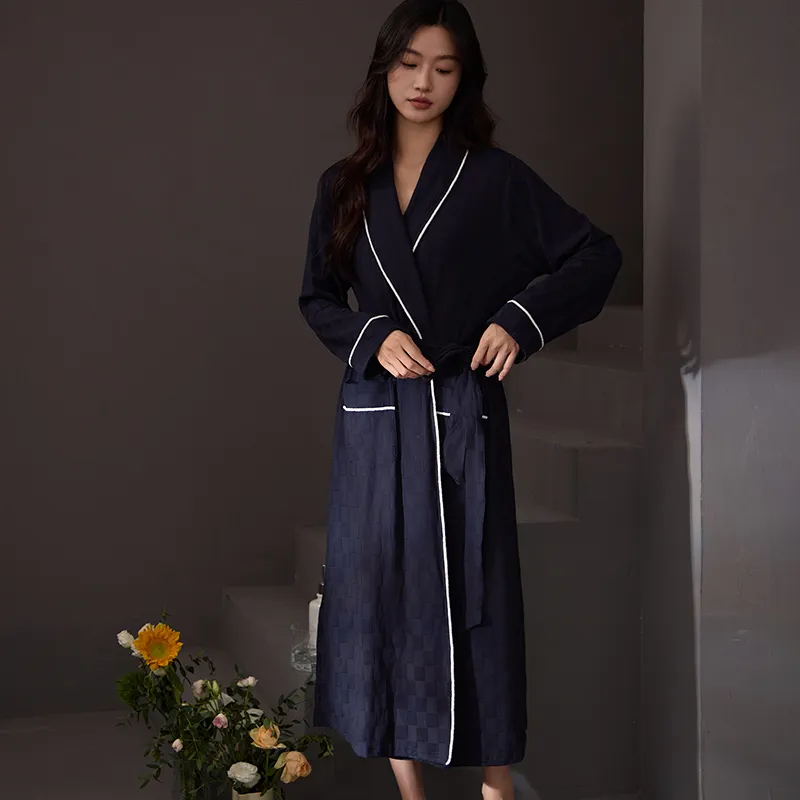 DanceBees Pajama Robe Women's Standard Color-4