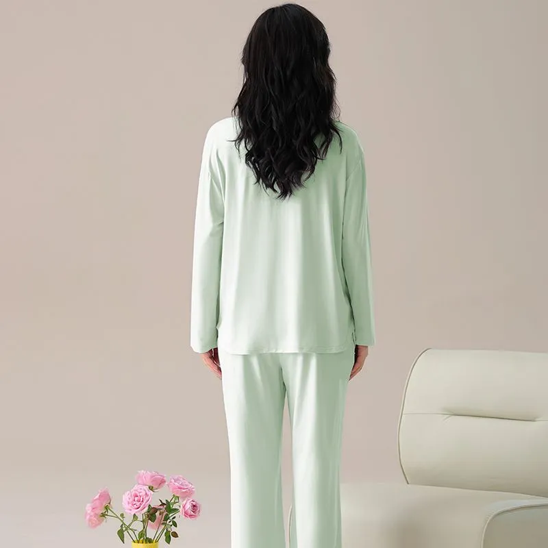 DanceBees Pajama Set Women's Green-4
