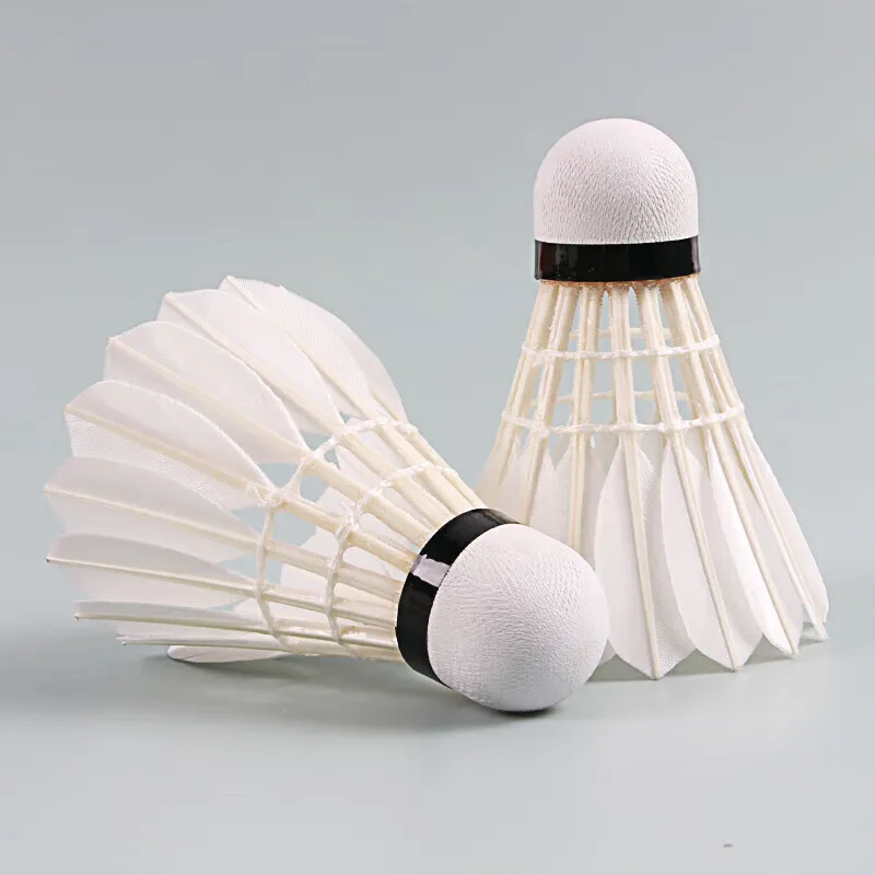RSL D5 Goose Feather Shuttlecock 12 Pack Goose Feather Competition Training Shuttlecocks-2