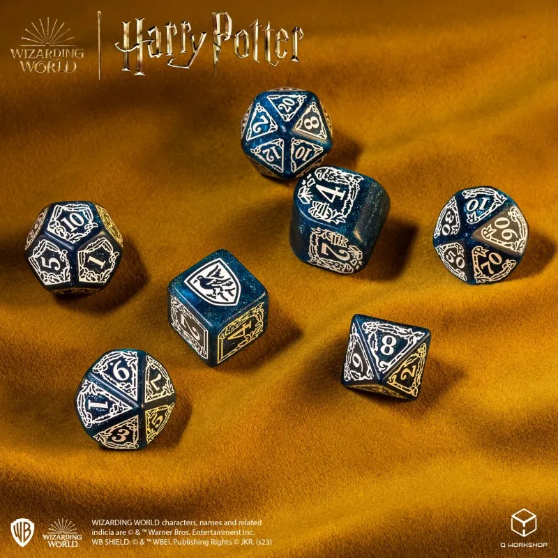Q WORKSHOP Harry Potter Ravenclaw Blue Dice Board Games-3