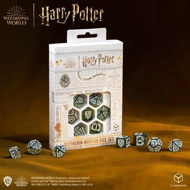 Q WORKSHOP Harry Potter Slytherin Green Dice Board Games-2