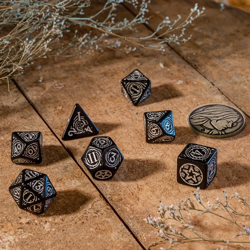 Q WORKSHOP The Witcher Dice Set. Yennefer   The Obsidian Star Board Games-4