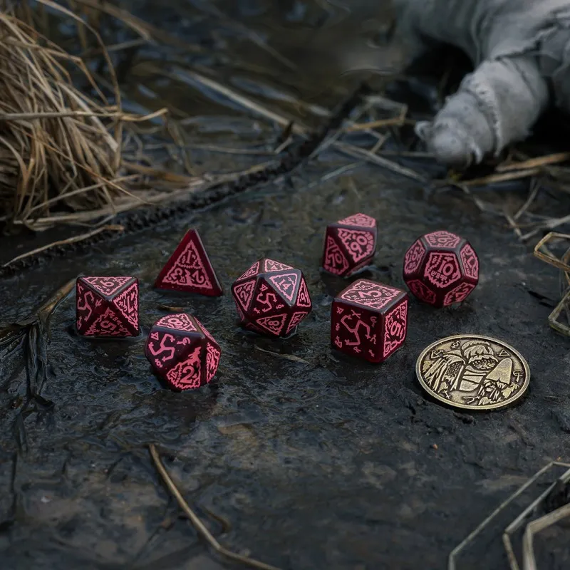 Q WORKSHOP The Witcher Dice Set. Crones   Whispess Board Games-3