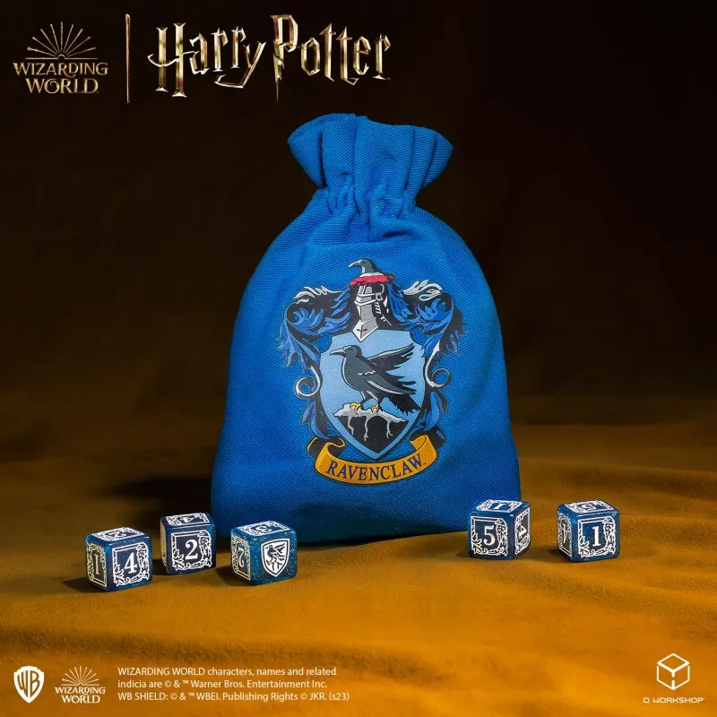 Q WORKSHOP Harry Potter Ravenclaw Blue D6 Dice Board Games-2