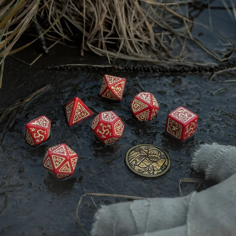Q WORKSHOP The Witcher Dice Set. Crones   Brewess Board Games-3
