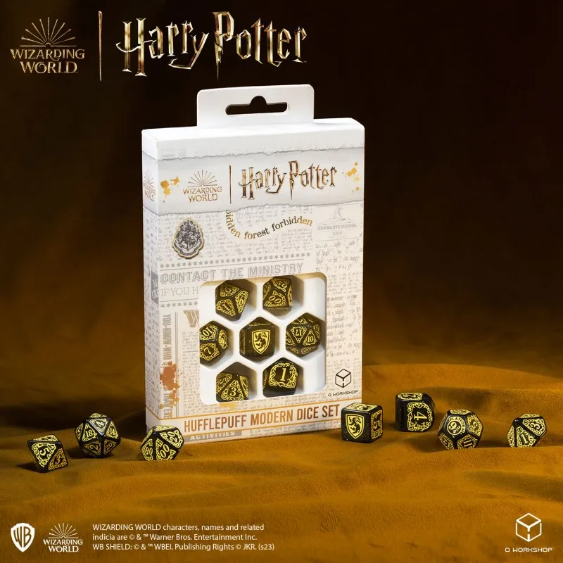 Q WORKSHOP Harry Potter Hufflepuff Black Dice Board Games-2
