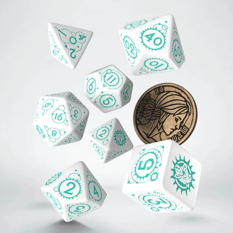 Q WORKSHOP The Witcher Dice Set . Ciri The Law Of Surprise Board Games-3