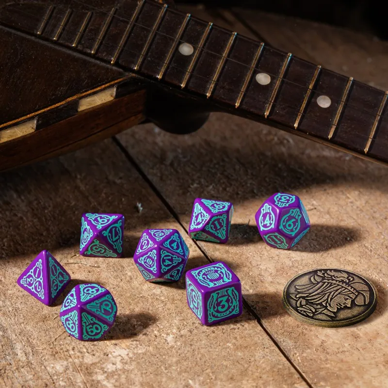 Q WORKSHOP The Witcher Dice Set. Dandelion   Half A Century Of Poetry Board Games-2