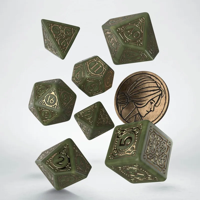 Q WORKSHOP The Witcher Dice Set. Triss   The Fourteenth Of The Hill Board Games-3