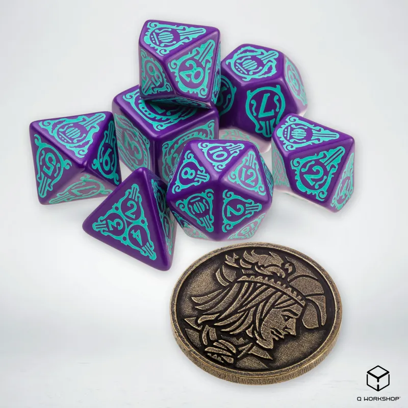 Q WORKSHOP The Witcher Dice Set. Dandelion   Half A Century Of Poetry Board Games-3