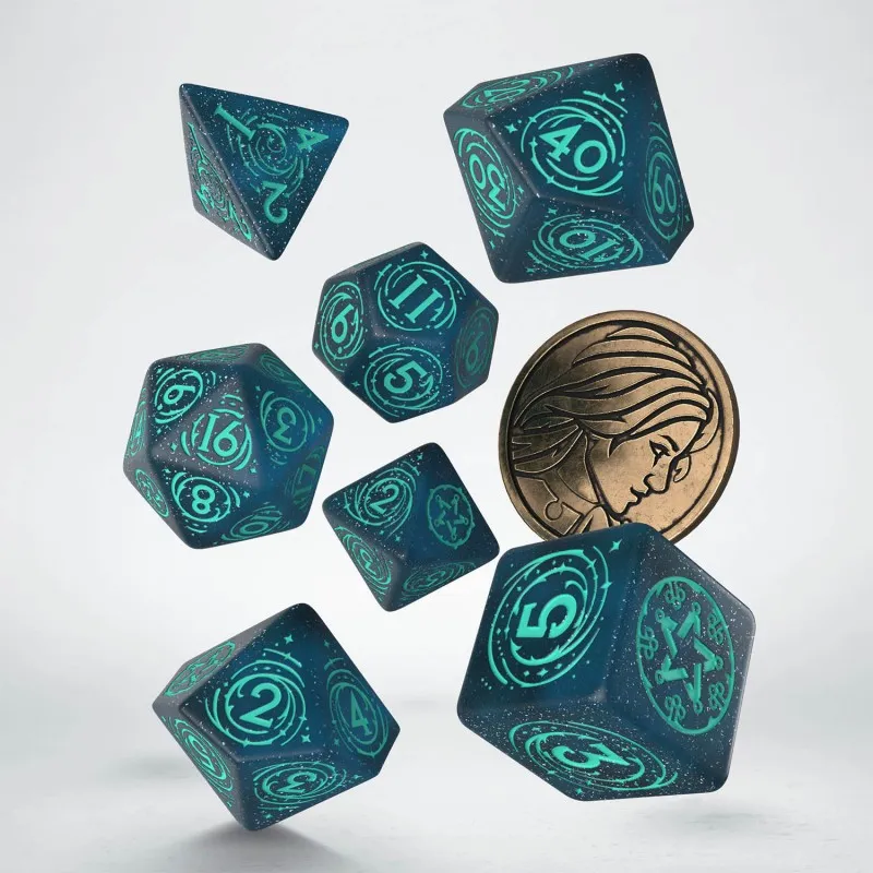 Q WORKSHOP The Witcher Dice Set Yennefer Sorceress Supreme Board Games-3