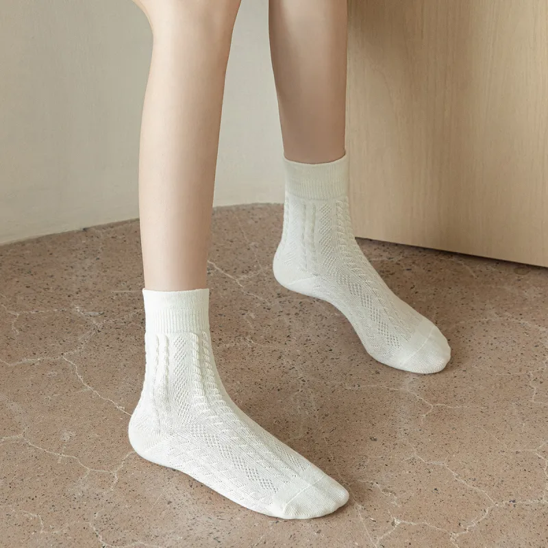 MIZU Summer Mid Calf Socks Women's 5 Pack-1