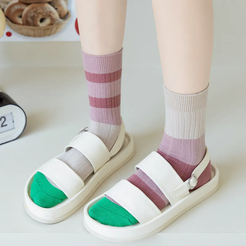 MIZU Mid Calf Socks Women's 4 Pack-4
