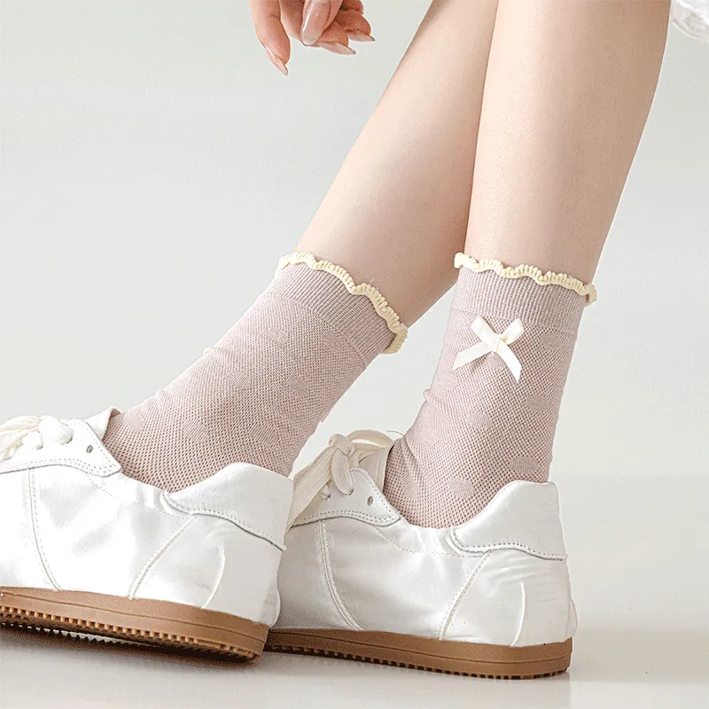 MIZU Mid Calf Socks Women's 4 Pack Mix And Match-2