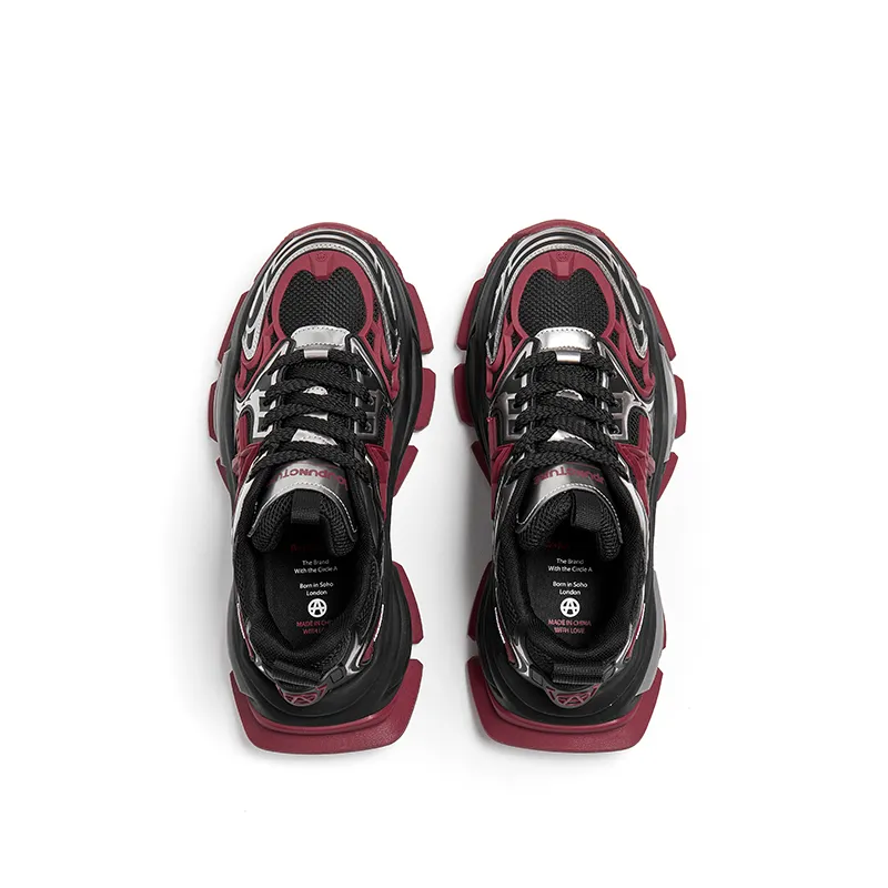 Acupuncture Mystic Realm Cushioning, Breathable, Lightweight Low Top Chunky Sneakers Unisex Black Box-4