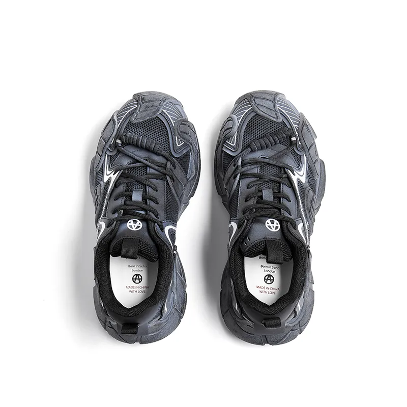Acupuncture A Collection Cushioned Wear-Resistant Height Increasing Low-Top Chunky Sneakers Women's-8