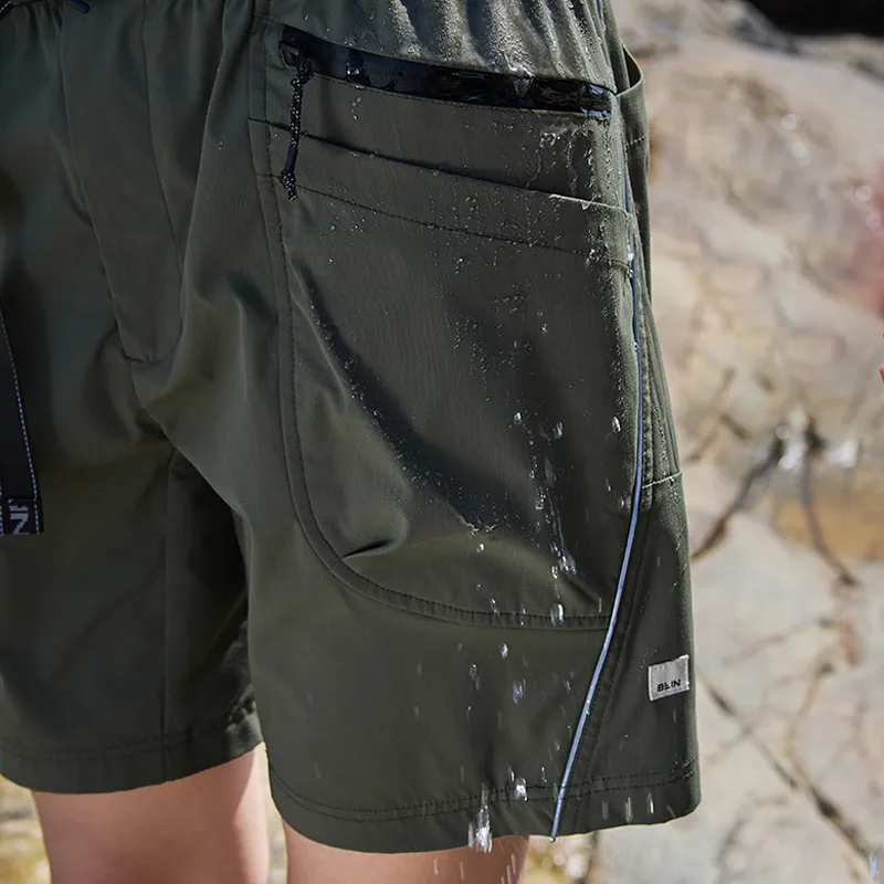 Bein Space Casual Shorts Women's Stone Moss Green-3