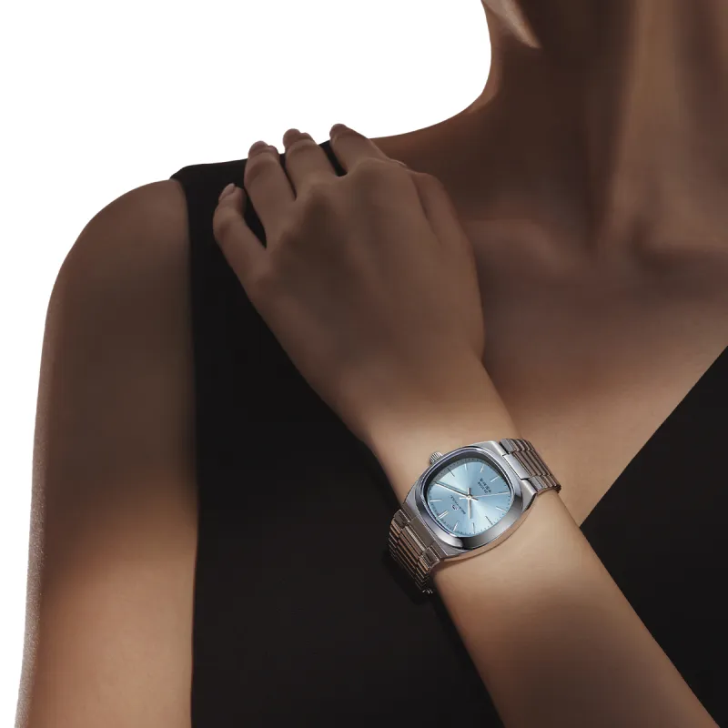Sea Gull Zall Series Automatic Mechanical Movement Steel Strap Watch Unisex Silver Dial-11