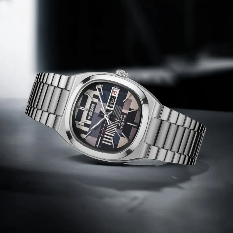 Sea Gull Automatic Mechanical Movement Steel Strap Watch Men's Watches Multicolor Watch Dial-6