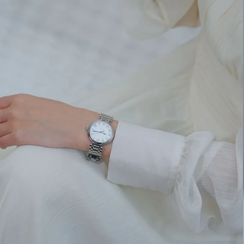 Sea Gull Automatic Mechanical Movement Steel Strap Watch Women's Watch White Dial-8