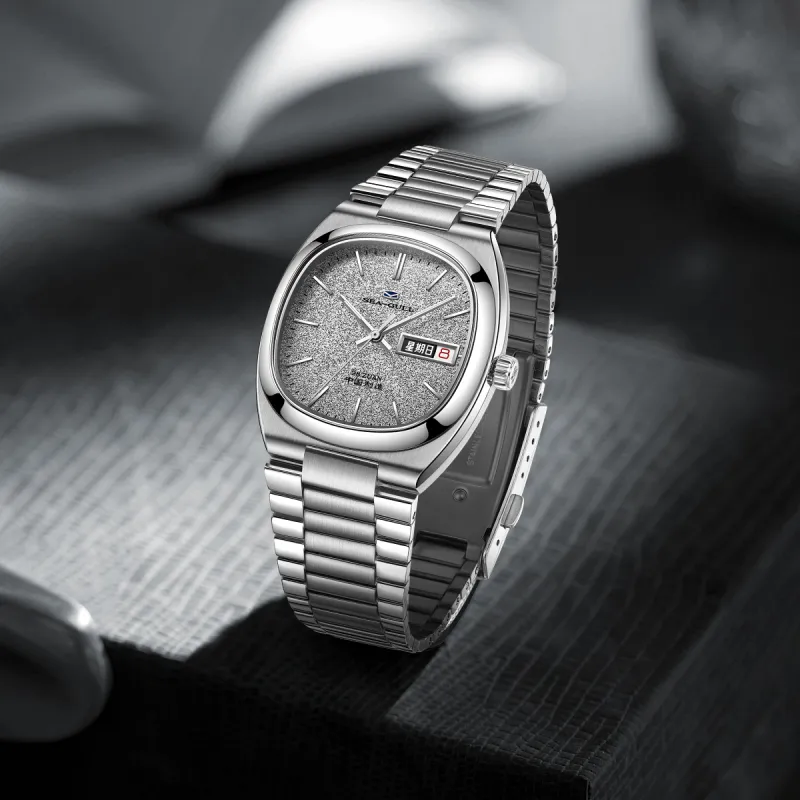 Sea Gull Automatic Mechanical Movement Steel Strap Watch Men's Watches Multicolor Watch Dial-11