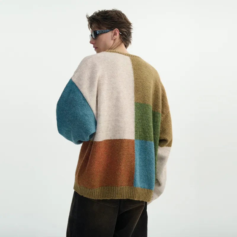 heartboon Retro Irregular Design Unisex Sweater-17