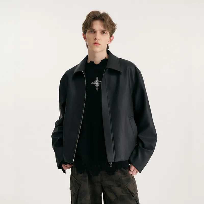 Heartboon Jackets Coats Unisex Black-3