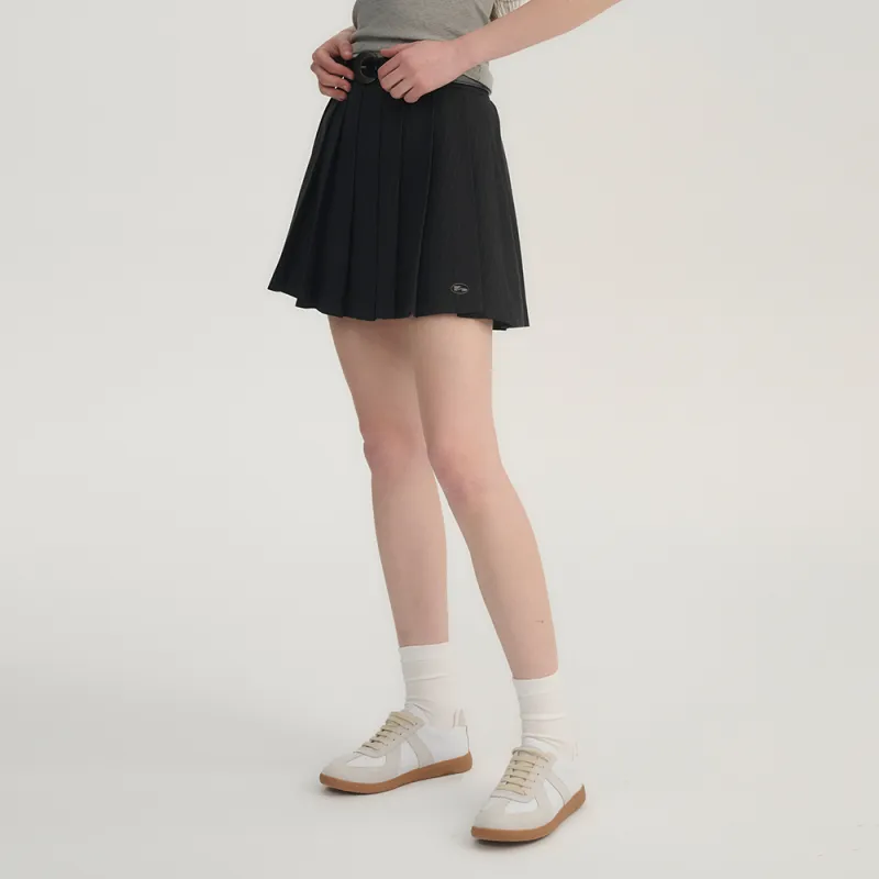 Heartboon Casual Short Skirts Women's Charcoal Gray-4