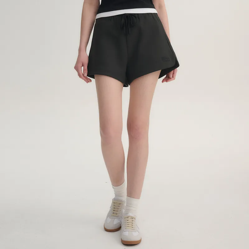 Heartboon Casual Shorts Women's Dark Gray-2