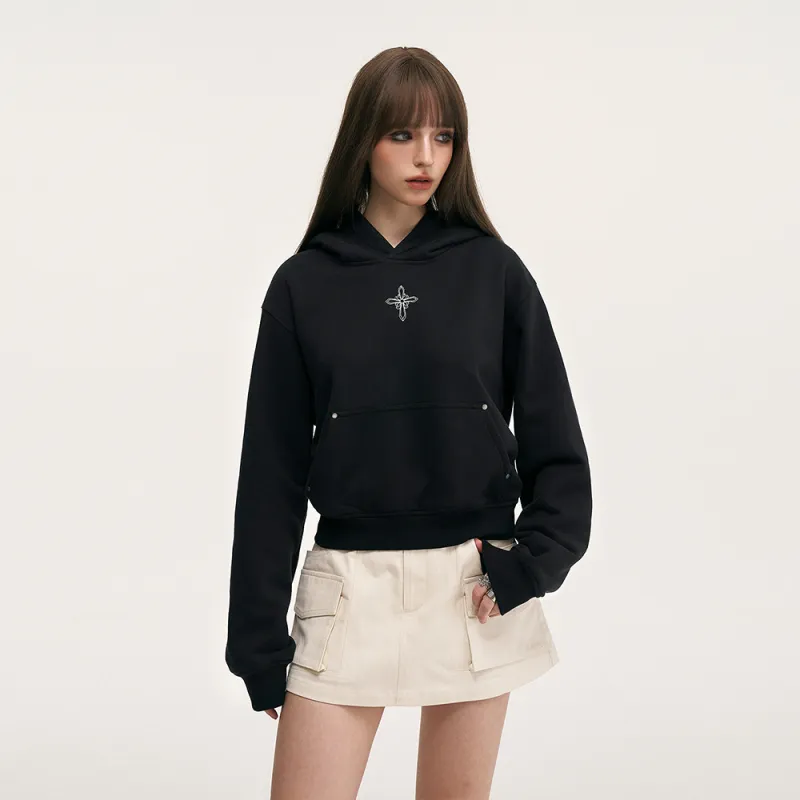 Heartboon Sweatshirt Women's Gray Black-2