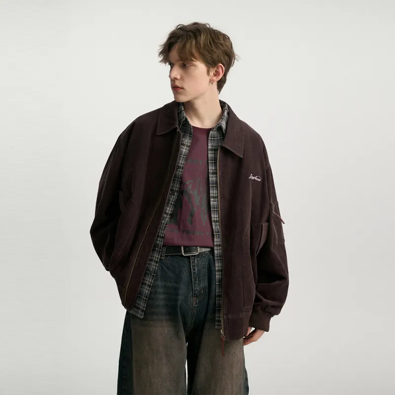 Heartboon Jackets Coats Unisex Brown-4